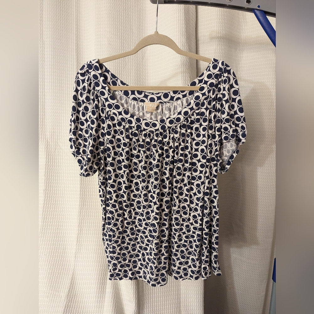Navy and White 1x Michael by Michael Kors Shirt